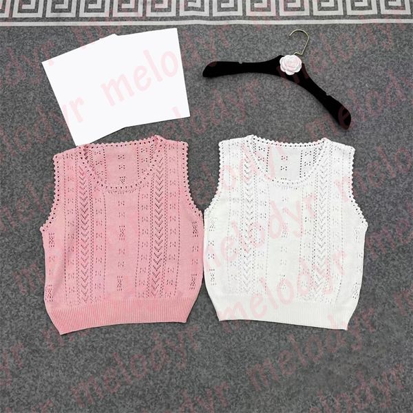 hollow knitted vest sleeveless t shirt womens designer letter round neck tanks sweater, Black
hollow knitted vest sleeveless t shirt womens designer letter round neck tanks sweater, Black
