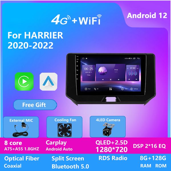 car video radio multimedia player for toyota harrier 2020-2022 carplay android auto radio 4g navigation gps rds dsp 48eq 2 din
car video radio multimedia player for toyota harrier 2020-2022 carplay android auto radio 4g navigation gps rds dsp 48eq 2 din