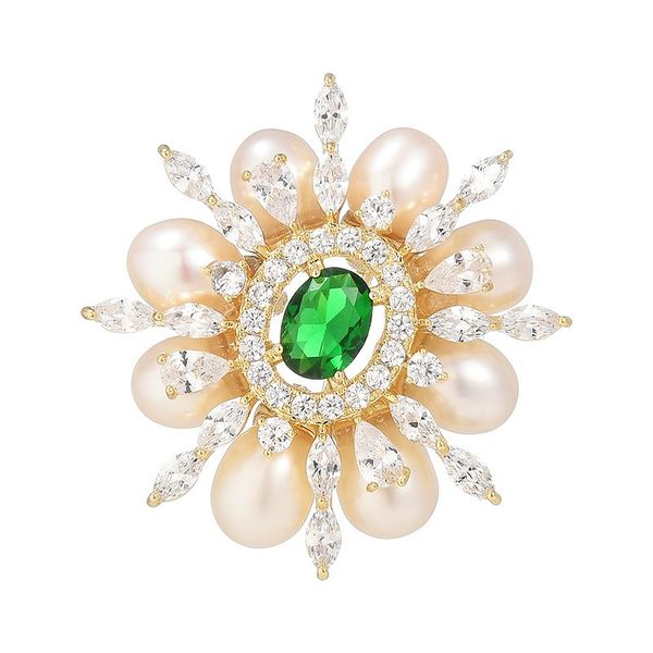 luxury designer pearl green crystal brooch palace style large flower brooches pin for women wedding party corsage unique floral brooch pins, Gray
luxury designer pearl green crystal brooch palace style large flower brooches pin for women wedding party corsage unique floral brooch pins, Gray