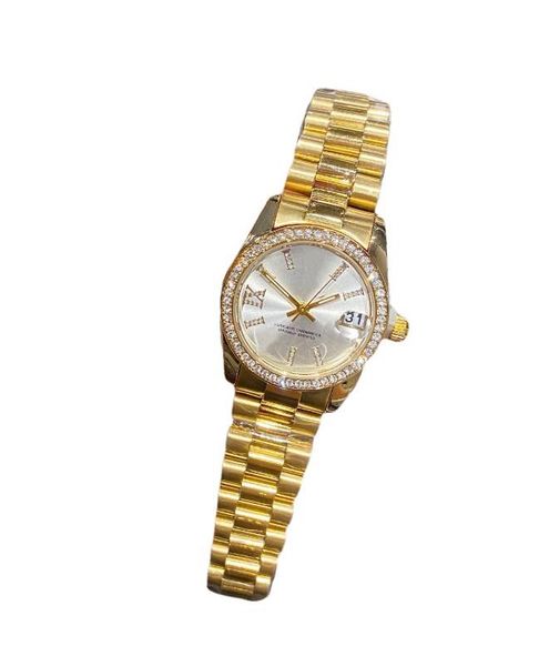 women's fashion watch luxury designer women's watch set with diamonds 35mm, Slivery;golden
women's fashion watch luxury designer women's watch set with diamonds 35mm, Slivery;golden