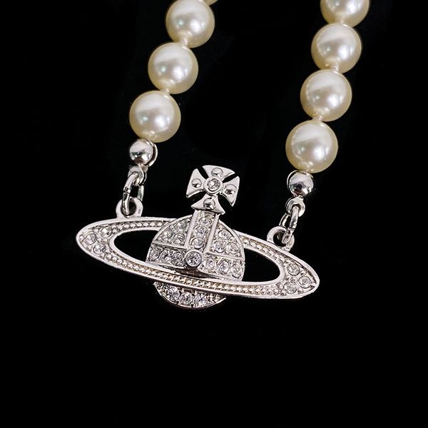 designer saturn pearl necklace choker chain 40cm with official size 925 silver pinzircon pendants women necklace never fade, Golden;silver
designer saturn pearl necklace choker chain 40cm with official size 925 silver pinzircon pendants women necklace never fade, Golden;silver