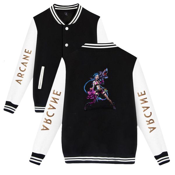 men's pants arcane jinx spring pattern printed baseball comfortable streetwear harajuku style couple jacket 230414, Black
men's pants arcane jinx spring pattern printed baseball comfortable streetwear harajuku style couple jacket 230414, Black