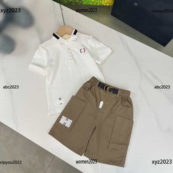 tracksuits kids clothing sets baby classic embroidered logo polo shirt suit 2pcs lapel t-shirt and shorts size 100-150 cm april13, White
tracksuits kids clothing sets baby classic embroidered logo polo shirt suit 2pcs lapel t-shirt and shorts size 100-150 cm april13, White