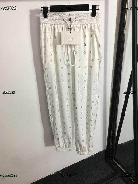 designer women pants elastic waist casual pants size s-l full of letters and diamonds trousers new arrival april12, Black;white
designer women pants elastic waist casual pants size s-l full of letters and diamonds trousers new arrival april12, Black;white