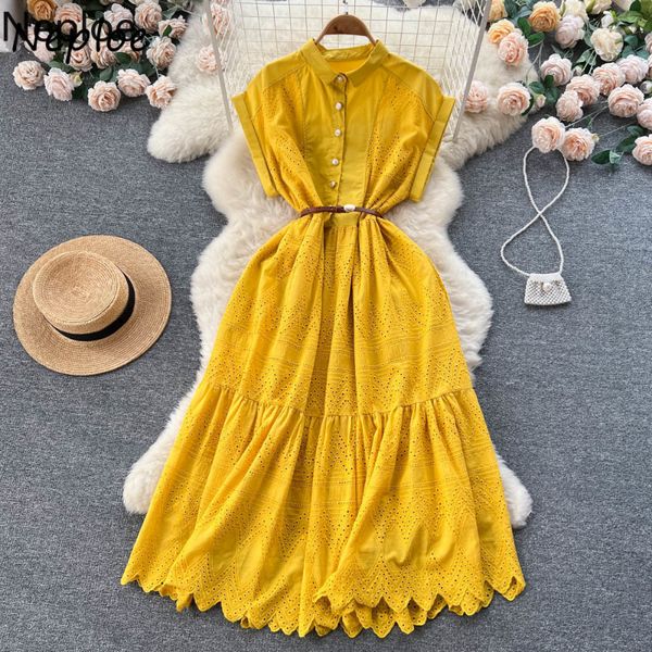 casual dresses sweet elegant fragrance style robes french hollow out slim waist dress femme sleeveless pleated a-line long vestidos 2023, Black;gray
casual dresses sweet elegant fragrance style robes french hollow out slim waist dress femme sleeveless pleated a-line long vestidos 2023, Black;gray