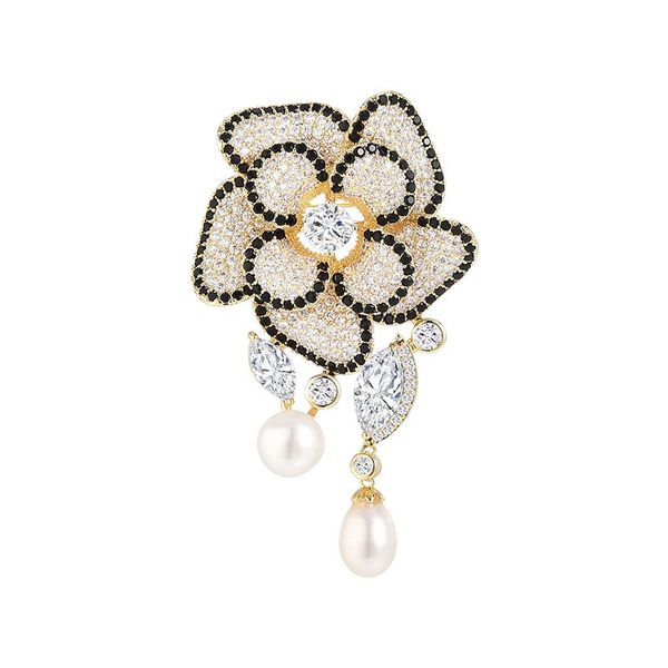 luxury designer pearl black camellia brooch palace style freshwater pearl flower brooches pin for women wedding party corsage unique floral, Gray
luxury designer pearl black camellia brooch palace style freshwater pearl flower brooches pin for women wedding party corsage unique floral, Gray