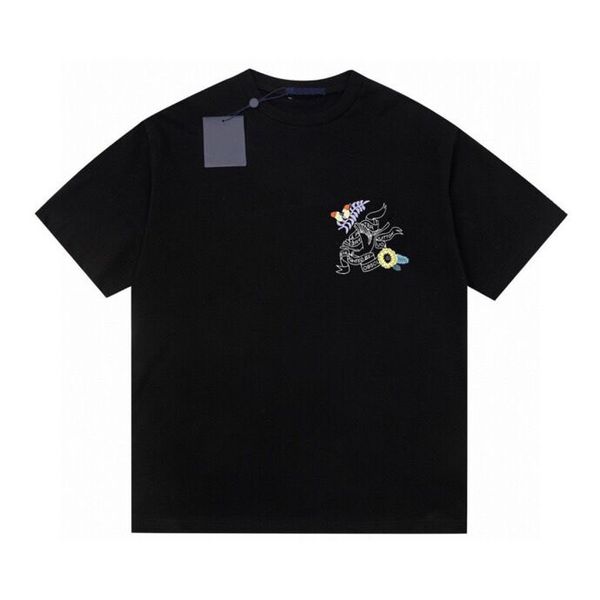 2023 hip-hop street t-shirt printed short sleeved women's men's pure cotton loose fitting fashion casual sportswear, Black;brown
2023 hip-hop street t-shirt printed short sleeved women's men's pure cotton loose fitting fashion casual sportswear, Black;brown
