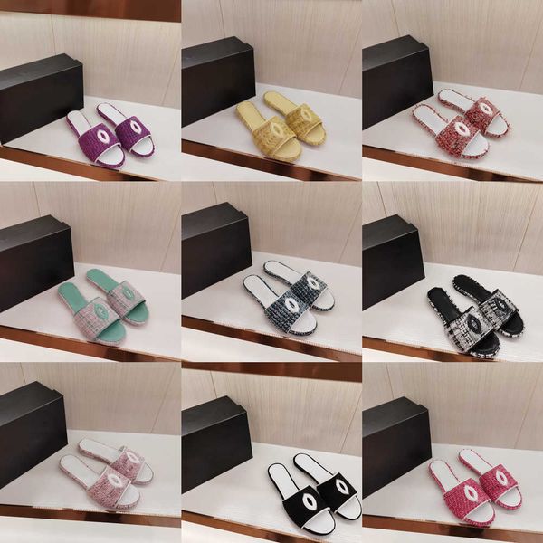 2023 fashion retro tweed house slippers slide sandals shoes youth women's woven grass slip on flats sandal slides outdoor casual sport, Black
2023 fashion retro tweed house slippers slide sandals shoes youth women's woven grass slip on flats sandal slides outdoor casual sport, Black