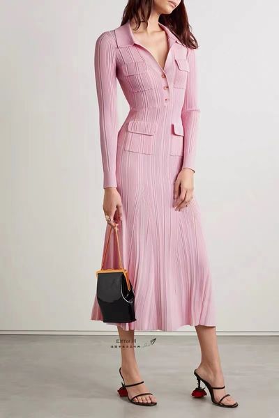 casual dresses women pink buttock covering fishtail long style knitted dress self-portrait, Black;gray
casual dresses women pink buttock covering fishtail long style knitted dress self-portrait, Black;gray