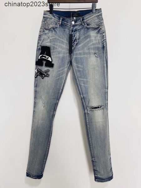 men's jeans 2023 designers jean hombre trousers men embroidery patchwork ripped for trend brand motorcycle pant mens skinny 10o8j, Blue
men's jeans 2023 designers jean hombre trousers men embroidery patchwork ripped for trend brand motorcycle pant mens skinny 10o8j, Blue