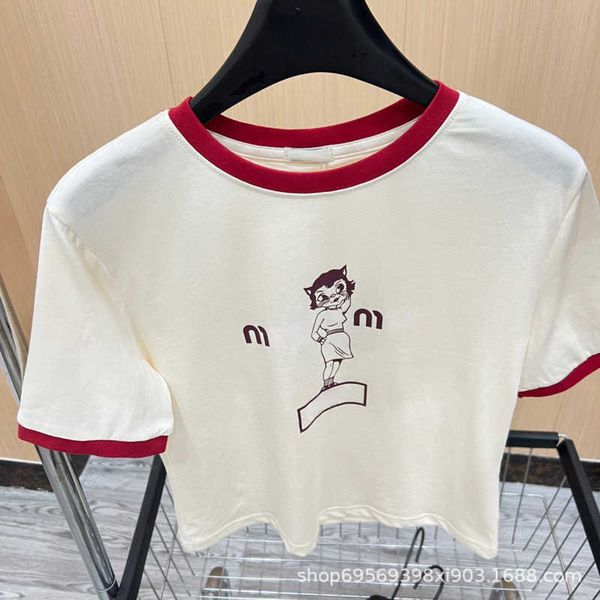 high version miu cotton t shirt women luxury designer tshirt cat girl pullover tee summer casual sweatshirt loose short sleeve top, White
high version miu cotton t shirt women luxury designer tshirt cat girl pullover tee summer casual sweatshirt loose short sleeve top, White