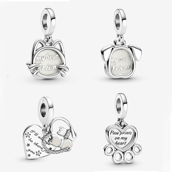 fits pandora original bracelets 20pcs silver charms beads dog paw print cat lover my friends silver charms bead for women diy european neckl, Black
fits pandora original bracelets 20pcs silver charms beads dog paw print cat lover my friends silver charms bead for women diy european neckl, Black