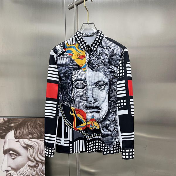 designer shirts printed long sleeve luxury shirts fashion t-shirts men's and women's breathable lapel t-shirts size -3xl, White;black
designer shirts printed long sleeve luxury shirts fashion t-shirts men's and women's breathable lapel t-shirts size -3xl, White;black