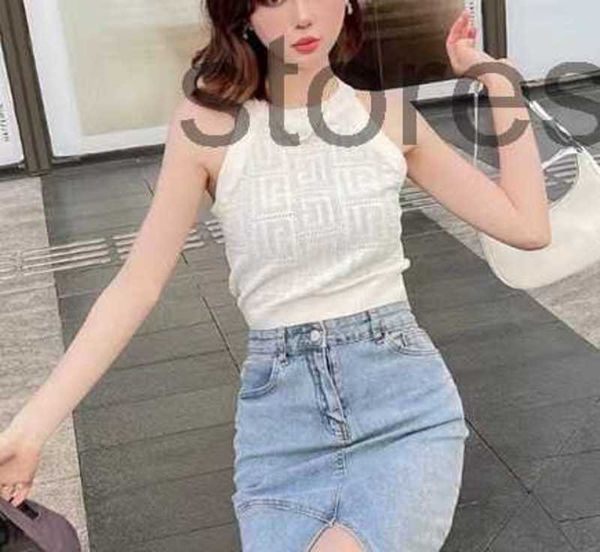 women's blouses & shirts designer summer for women 2022 new fashion b letter casual printing hollow knitted vest valentine's day b, White 
women's blouses & shirts designer summer for women 2022 new fashion b letter casual printing hollow knitted vest valentine's day b, White