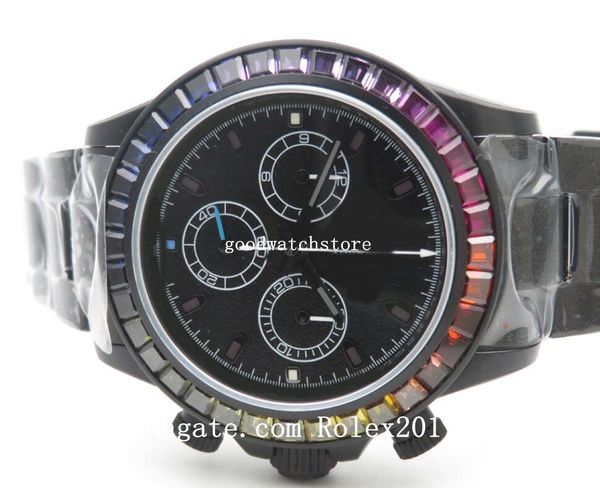 wristwatches men's super twf factory automatic black dial with stick 40mm thick grade dlc coated rainbow coloured jewel crested bezel c, Slivery;brown
wristwatches men's super twf factory automatic black dial with stick 40mm thick grade dlc coated rainbow coloured jewel crested bezel c, Slivery;brown