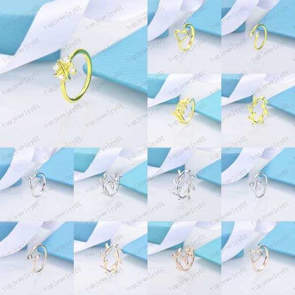 2023 designer double t ring opening 925 willow leaf diamond pearl peony ring classic woman luxury jewellery with original bag, Silver
2023 designer double t ring opening 925 willow leaf diamond pearl peony ring classic woman luxury jewellery with original bag, Silver