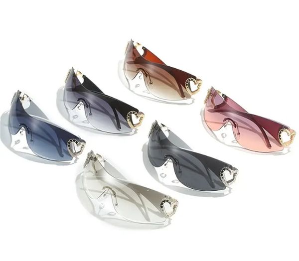 womens y2k heart eyes sunglasses pink sunglasses fashion wrap gradient tone sunglasses, White;black
womens y2k heart eyes sunglasses pink sunglasses fashion wrap gradient tone sunglasses, White;black