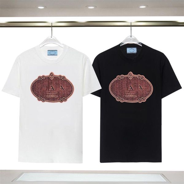 2023 designer spring/summer new collection classic pra alphabet print short sleeve men's and women's wide simple short sleeve t-sh, White;black
2023 designer spring/summer new collection classic pra alphabet print short sleeve men's and women's wide simple short sleeve t-sh, White;black