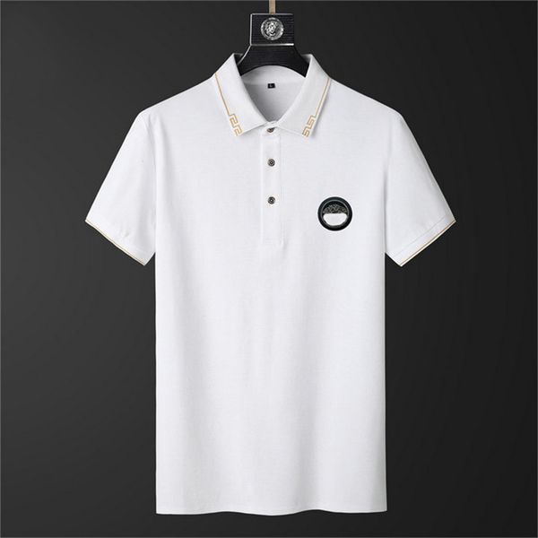 men's tee polo black and white color fashion casual business classic embroidered head brand 100 cotton street hip hop wear palm guillot, White;black
men's tee polo black and white color fashion casual business classic embroidered head brand 100 cotton street hip hop wear palm guillot, White;black