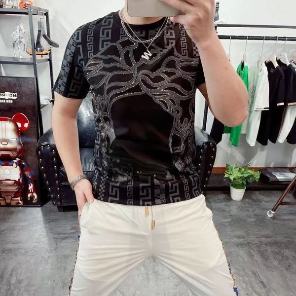 cotton sweatshirt mens embroidery short sleeve t-shirt v designer tshirt men women crew neck tshirts oversize pullover tee egfe, White;black
cotton sweatshirt mens embroidery short sleeve t-shirt v designer tshirt men women crew neck tshirts oversize pullover tee egfe, White;black