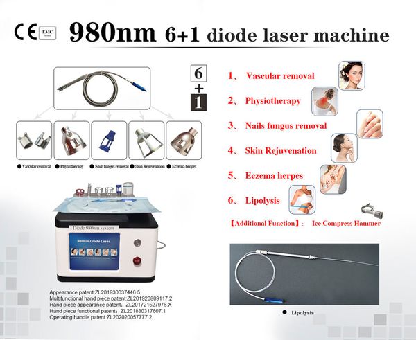 clinic use portable 6 in 1 vascular removal nails fungus removal physiotherapy skin rejuvenation evlt 980nm laser machine, Black
clinic use portable 6 in 1 vascular removal nails fungus removal physiotherapy skin rejuvenation evlt 980nm laser machine, Black