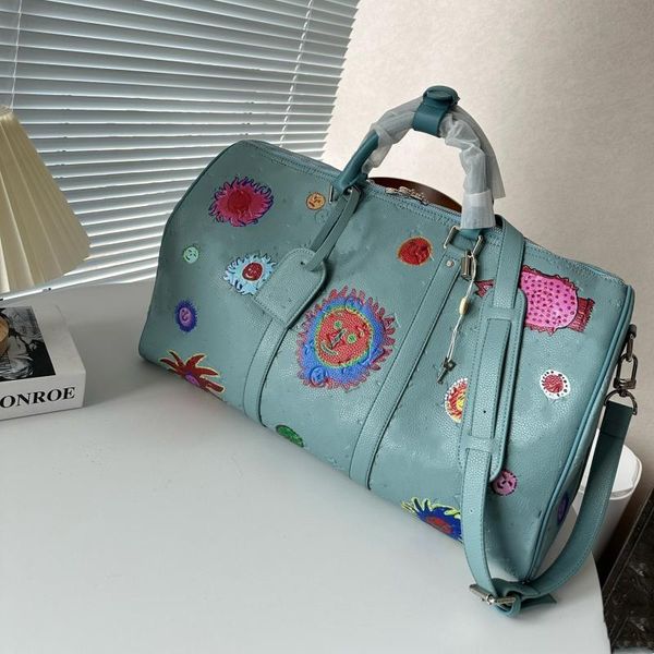 luxurious fashion duffle bag travel bag designer luggage solid color large capacity portable one shoulder crossbody bags, Green
luxurious fashion duffle bag travel bag designer luggage solid color large capacity portable one shoulder crossbody bags, Green
