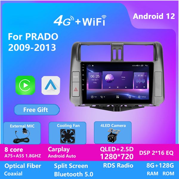android car video player head unit 10 inch for toyota prado 2009-2013 gps navigation octa core 8g 128g double din dsp
android car video player head unit 10 inch for toyota prado 2009-2013 gps navigation octa core 8g 128g double din dsp