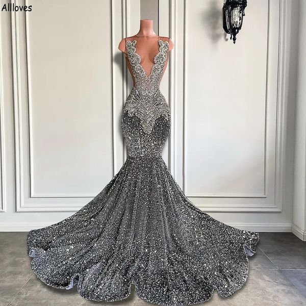 grey sparkle rhinestones sequined plus size evening dresses for women sheer v neck long mermaid prom party gowns slim and flare second recep, Black;red
grey sparkle rhinestones sequined plus size evening dresses for women sheer v neck long mermaid prom party gowns slim and flare second recep, Black;red