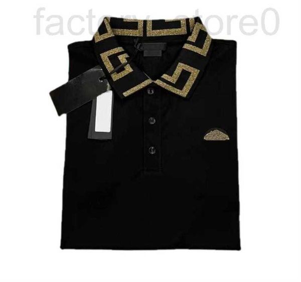 men's polos luxurious2023 new season men's polo shirt gold embroidery minimalist style mercerized pearl cotton 8p02, White;black
men's polos luxurious2023 new season men's polo shirt gold embroidery minimalist style mercerized pearl cotton 8p02, White;black