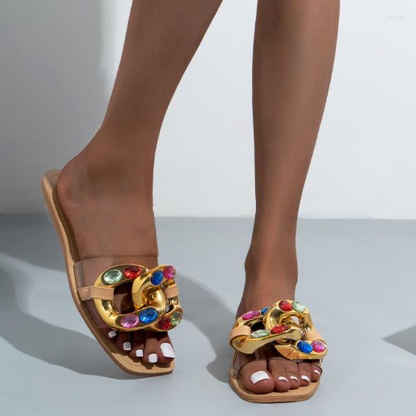 slippers 2023 summer women transparent buckle design flat non-slip outdoor beach woman shoes colorful diamond ladies slides, Black
slippers 2023 summer women transparent buckle design flat non-slip outdoor beach woman shoes colorful diamond ladies slides, Black