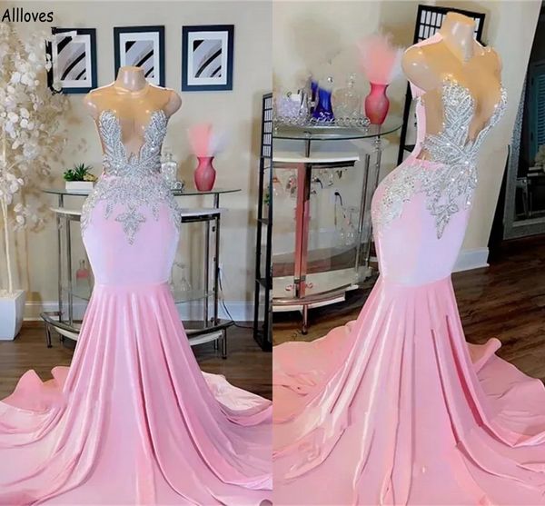 pink arabic aso ebi mermaid prom dresses stunning crystals rhinestones sheer neck special occasion party gowns slim fitted plus size vestido, Black
pink arabic aso ebi mermaid prom dresses stunning crystals rhinestones sheer neck special occasion party gowns slim fitted plus size vestido, Black