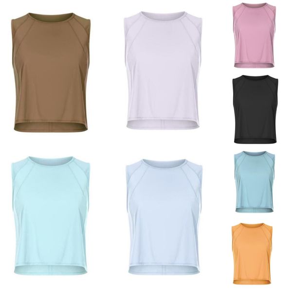 2023 Yoga LL Hollow Out Back Mesh Tank Tops Yoga Outfits Breathable Quick Dry Gym Clothes Women Vest Fitness Shirt LU-50, 7_a
2023 Yoga LL Hollow Out Back Mesh Tank Tops Yoga Outfits Breathable Quick Dry Gym Clothes Women Vest Fitness Shirt LU-50, 7_a
