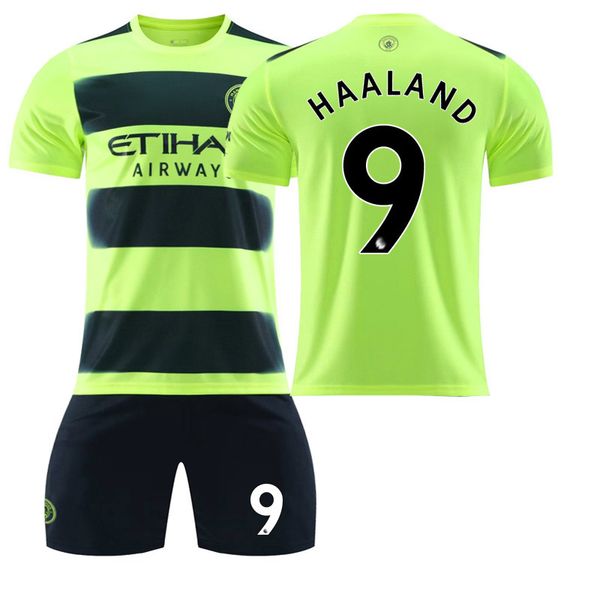 soccer jerseys second away fluorescent green jersey no. 9 harland 17 de braun 47 foden soccer jersey, Black;yellow
soccer jerseys second away fluorescent green jersey no. 9 harland 17 de braun 47 foden soccer jersey, Black;yellow