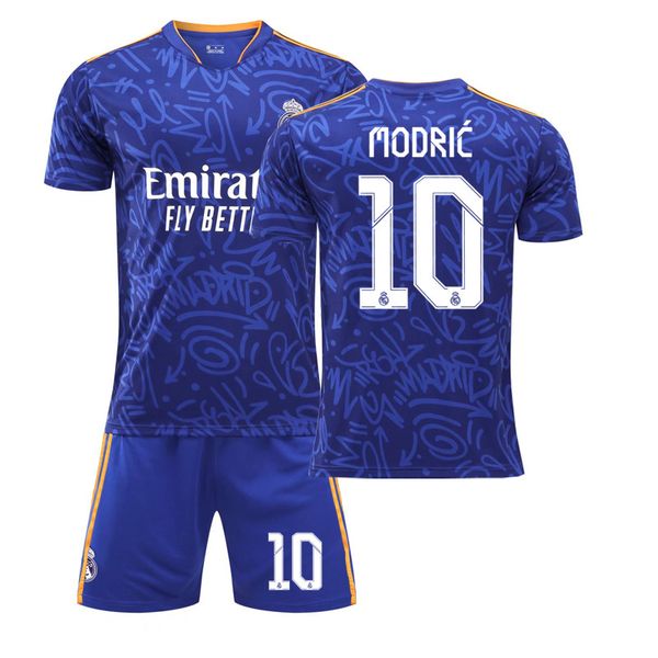 soccer jerseys football uniform sapphire blue no. 9 benzema jersey no. 20 vinicius 35 times champion jersey set soccer jersey, Black;yellow 
soccer jerseys football uniform sapphire blue no. 9 benzema jersey no. 20 vinicius 35 times champion jersey set soccer jersey, Black;yellow
