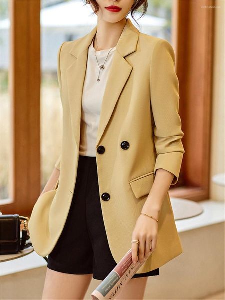fancy woman women's suits women's jacket 2023 in casual yellow white black single breasted long sleeve formal office ladies blazer
fancy woman women's suits women's jacket 2023 in casual yellow white black single breasted long sleeve formal office ladies blazer
