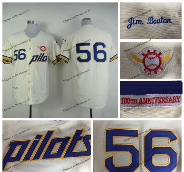 mens vintage #56 jim bouton jersey seattle pilots baseball jerseys cream stitched shirts 100th patch m-xxxl, Blue;black
mens vintage #56 jim bouton jersey seattle pilots baseball jerseys cream stitched shirts 100th patch m-xxxl, Blue;black