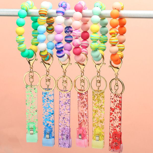 cute keychains wrist key chain silicone beads fashion bank card grabber for long nail atm keychain cards clip nails key rings, Blue
cute keychains wrist key chain silicone beads fashion bank card grabber for long nail atm keychain cards clip nails key rings, Blue