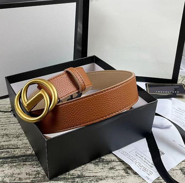 

fashion classic men designers belts womens mens casual letter smooth buckle new lychee pattern belt width 2.0cm 2.8cm 3.4cm 3.8cm aaa, Black;brown