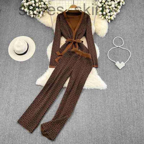 women's two piece pants designer fashion womens two piece pants designer set casual temperament v-neck waist tie knitted cardigan kqso, White
women's two piece pants designer fashion womens two piece pants designer set casual temperament v-neck waist tie knitted cardigan kqso, White