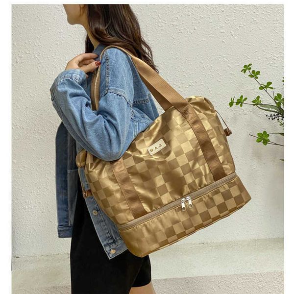 duffel bags travel bag: large capacity female portable waiting bag storage short trip luggage folding fitness bag 230316
duffel bags travel bag: large capacity female portable waiting bag storage short trip luggage folding fitness bag 230316