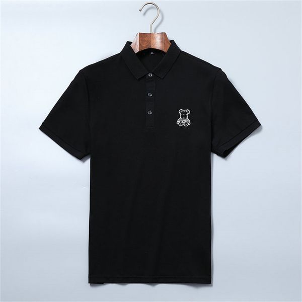 men's tee polo black and white color fashion casual business classic embroidered head brand 100 cotton street hip hop wear palm guillot, White;black
men's tee polo black and white color fashion casual business classic embroidered head brand 100 cotton street hip hop wear palm guillot, White;black
