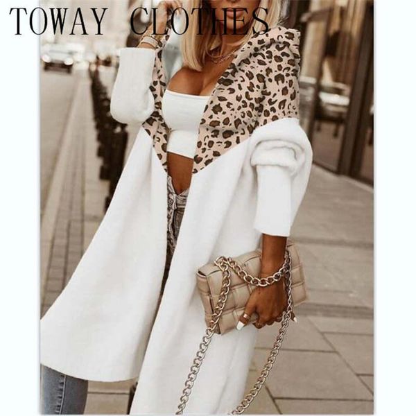 fur leopard print colorblock longline hooded cardigan long sleeve open front knitted outwear leopard print colorblock longline hoode, Black
fur leopard print colorblock longline hooded cardigan long sleeve open front knitted outwear leopard print colorblock longline hoode, Black