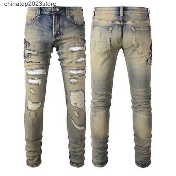 men's jeans mens for guys rip slim fit skinny man pants orange star patches wearing biker denim stretch cult motorcycle trendy long str, Blue
men's jeans mens for guys rip slim fit skinny man pants orange star patches wearing biker denim stretch cult motorcycle trendy long str, Blue