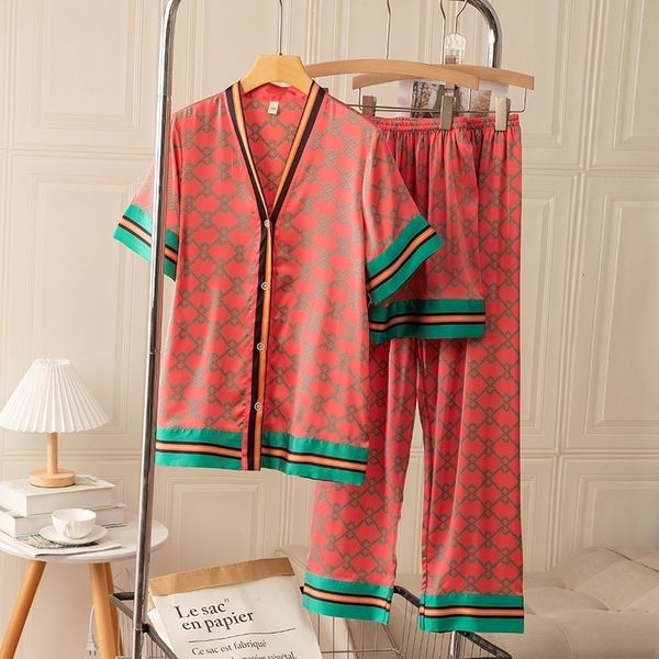 womens sleepwear lisacmvpnel 3 pcs suit printed pajamas spring summer ice silk short sleeve set pyjamas 230414, Black;red
womens sleepwear lisacmvpnel 3 pcs suit printed pajamas spring summer ice silk short sleeve set pyjamas 230414, Black;red