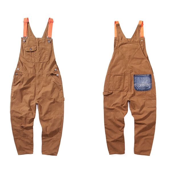 men's pants denim dungaree bib overalls jumpsuits moto biker hundreds of holes vintage jeans trousers plus size mens casual over 230414, Black
men's pants denim dungaree bib overalls jumpsuits moto biker hundreds of holes vintage jeans trousers plus size mens casual over 230414, Black
