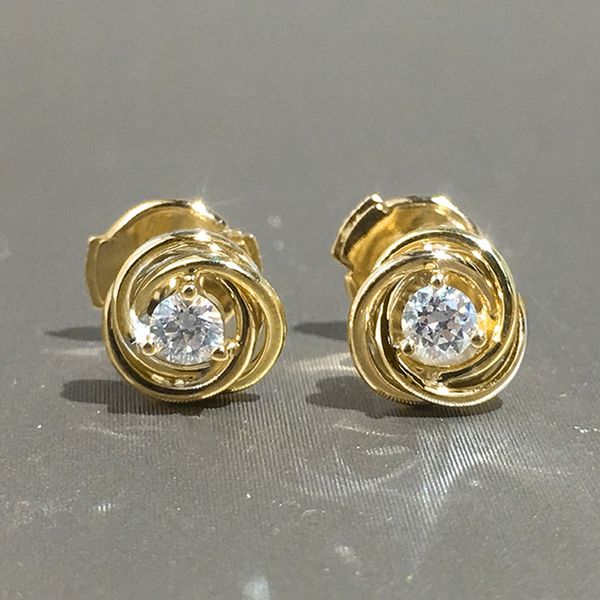 cute 14k gold lab diamond stud earring 925 sterling silver jewelry engagement wedding earrings for women bridal promise gift, Golden;silver
cute 14k gold lab diamond stud earring 925 sterling silver jewelry engagement wedding earrings for women bridal promise gift, Golden;silver