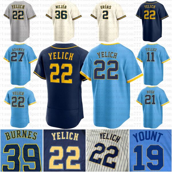 22 christian yelich custom baseball jerseys 27 willy adames brandon woodruff josh hader ryan braun lorenzo robin luis urias corbin burnes ro, Blue;black
22 christian yelich custom baseball jerseys 27 willy adames brandon woodruff josh hader ryan braun lorenzo robin luis urias corbin burnes ro, Blue;black