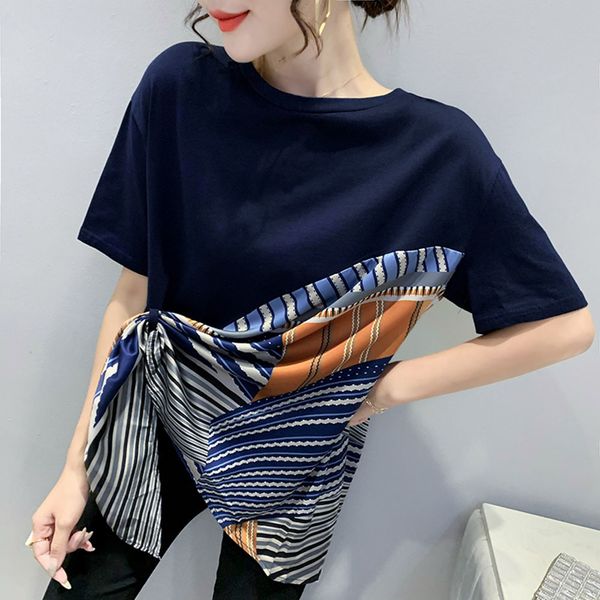women's t-shirt women's european trend irregular t-shirt women's short-sleeved summer design loose half-sleeved ins tees 2304, White
women's t-shirt women's european trend irregular t-shirt women's short-sleeved summer design loose half-sleeved ins tees 2304, White