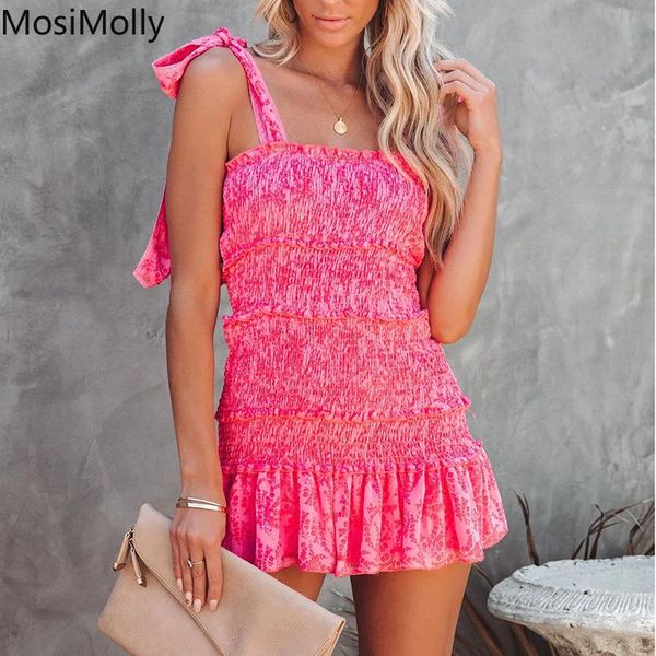 dresses mosimolly floral dress women bow ruffle shirred dress boho beach dress mini dress, Black;gray
dresses mosimolly floral dress women bow ruffle shirred dress boho beach dress mini dress, Black;gray