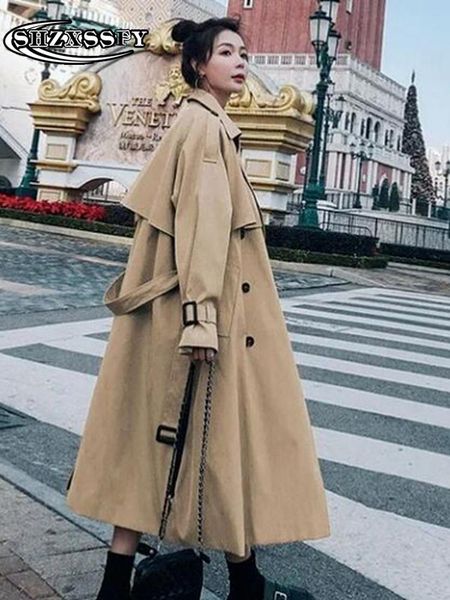 fur trench coat for women korean style oversized doublebreasted belted women's long trench coat spring fall fashion women's coat, Black
fur trench coat for women korean style oversized doublebreasted belted women's long trench coat spring fall fashion women's coat, Black